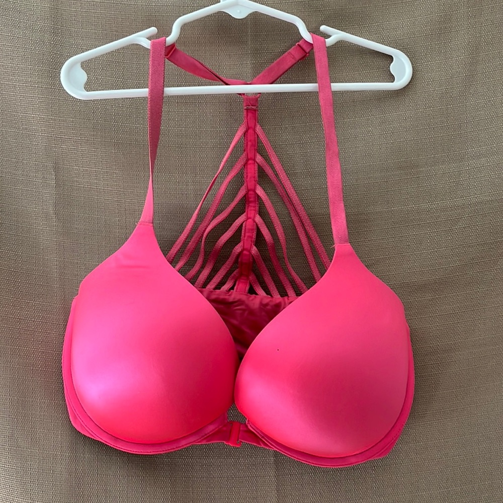 Victoria secret bombshell plunge pink 34D